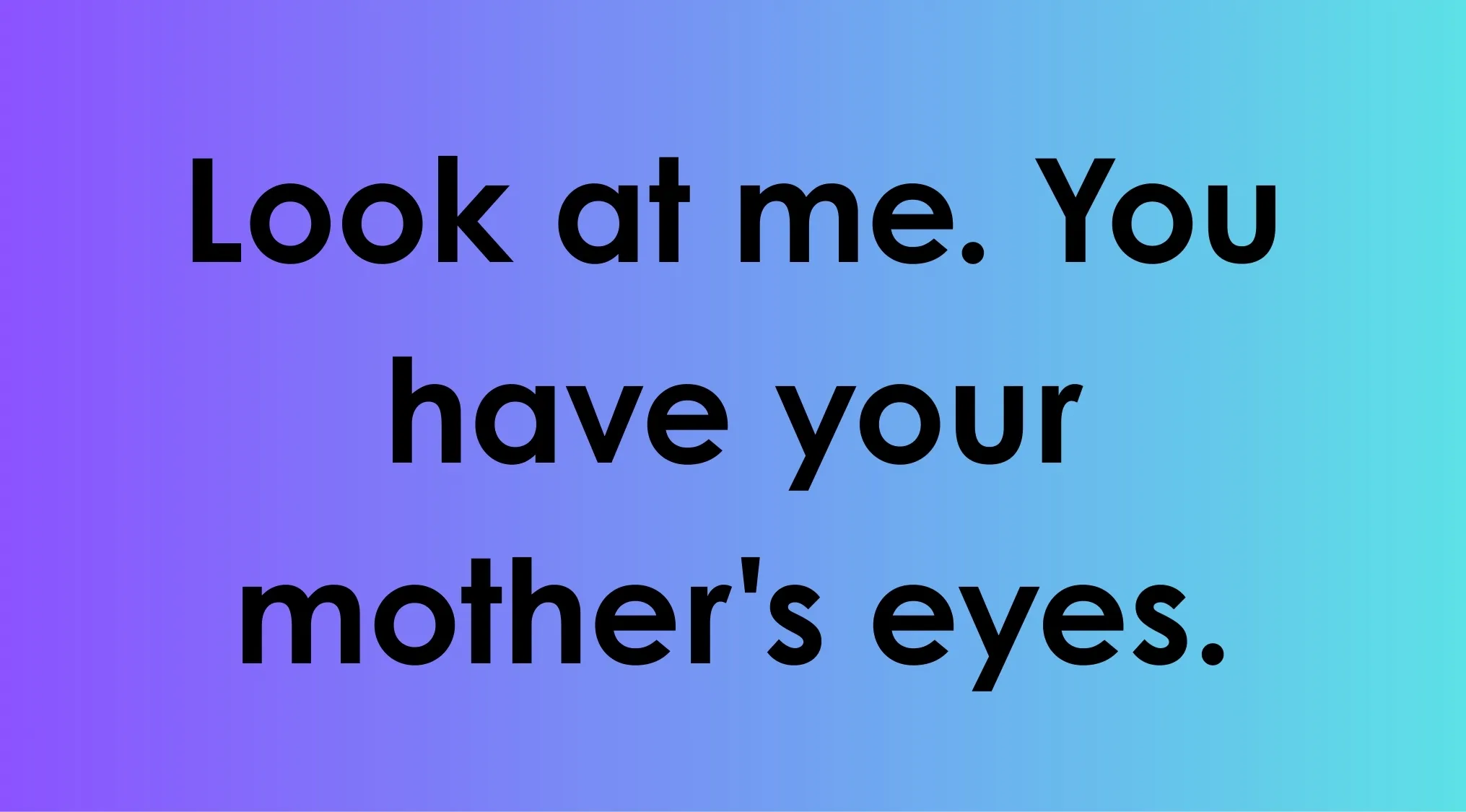 Quote from famous last words quiz featuring Harry Potter character’s memorable final statement on a blue to purple gradient background.