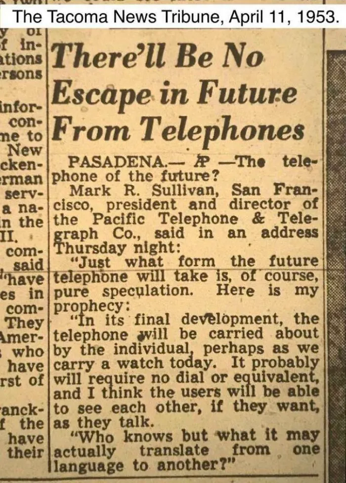 The Future Of The Telephone