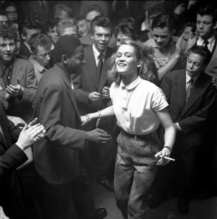 Reese Witherspoon In A Jazz Club In Copenhagen In 1952