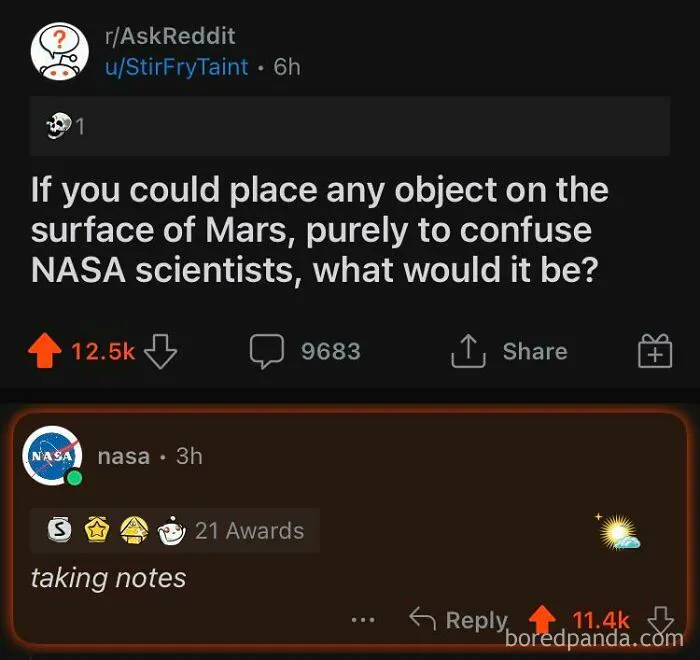 NASA Know's We're Up To Some Shenanigans