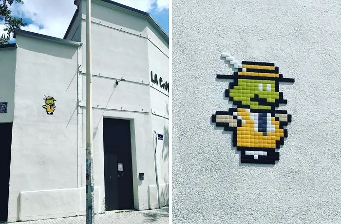 This Street Artist Turns City Walls Into Pixel Art Surprises (80 Pics)