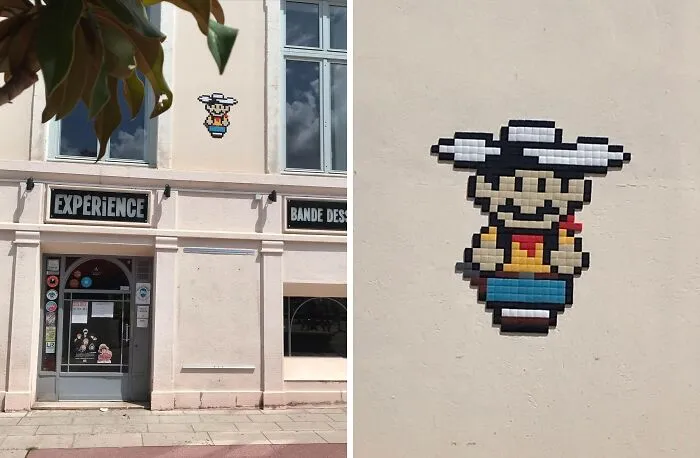 This Street Artist Turns City Walls Into Pixel Art Surprises (80 Pics)