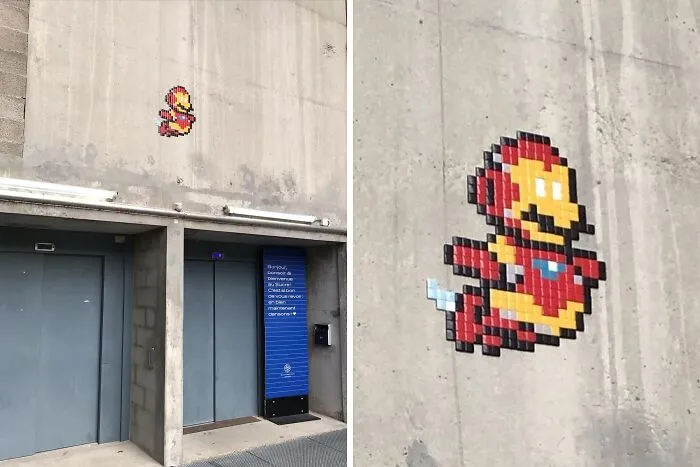 This Street Artist Turns City Walls Into Pixel Art Surprises (80 Pics)