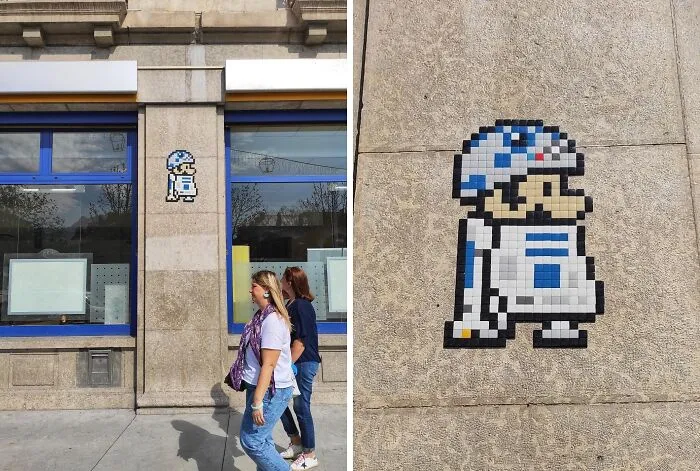 This Street Artist Turns City Walls Into Pixel Art Surprises (80 Pics)