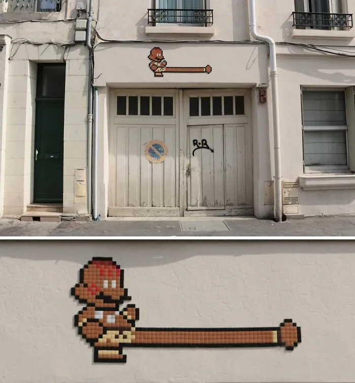 This Street Artist Turns City Walls Into Pixel Art Surprises (80 Pics)
