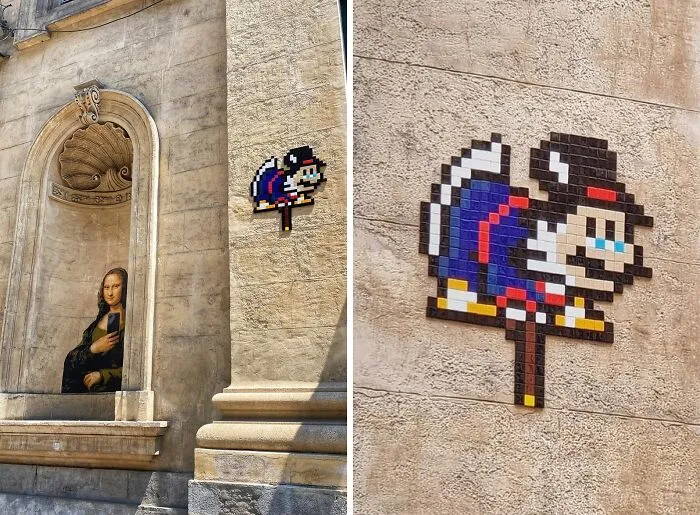 This Street Artist Turns City Walls Into Pixel Art Surprises (80 Pics)
