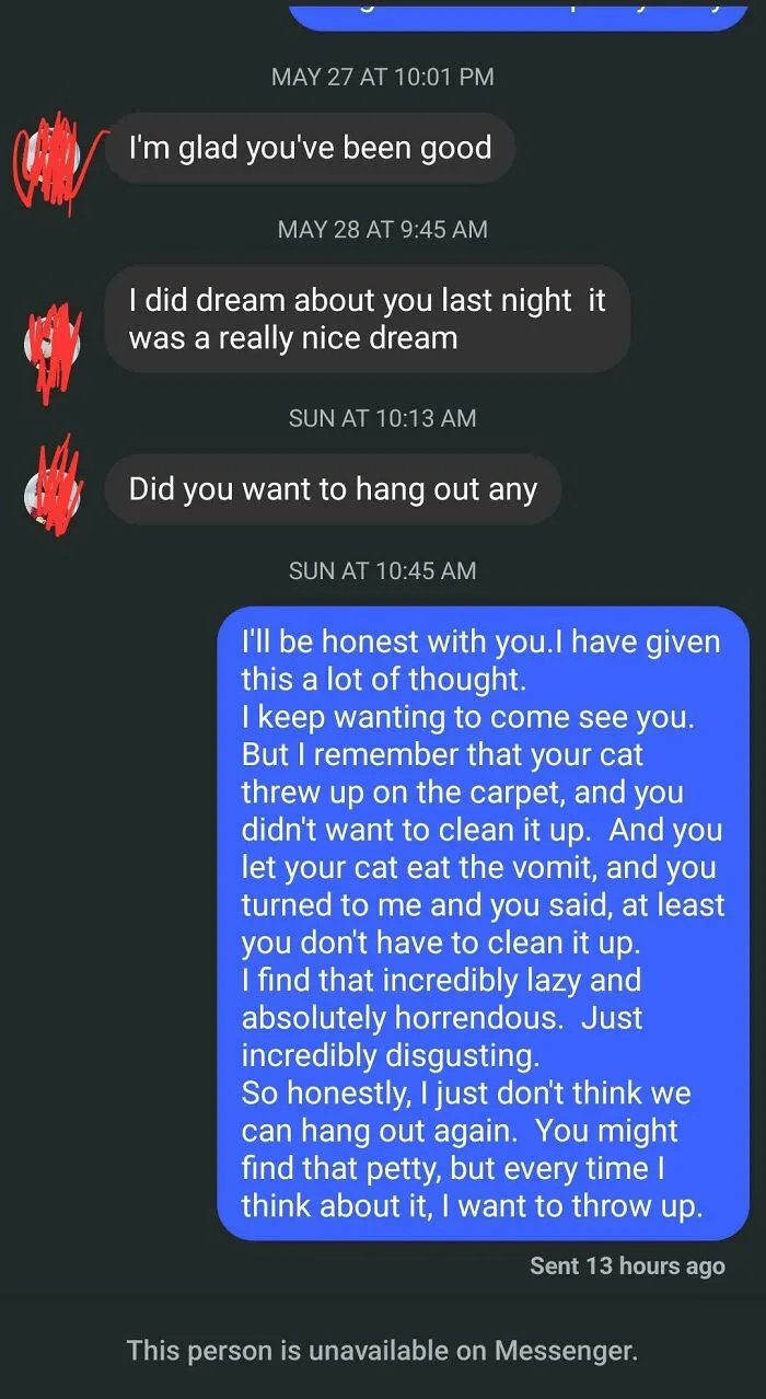 I Feel Like Kind Of A Jerk, But Every Time I Think About It, I Cringe
