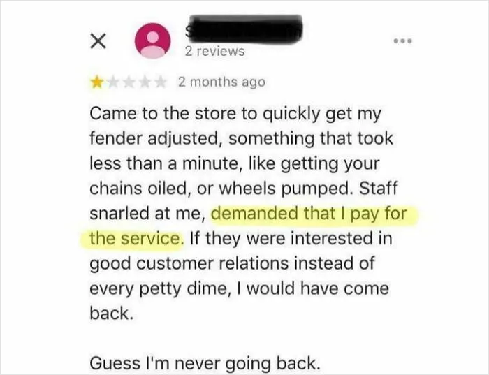 You Mean I Have To Pay? The Horror!