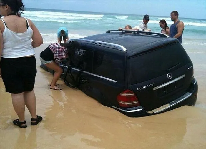 Conducir en la playa