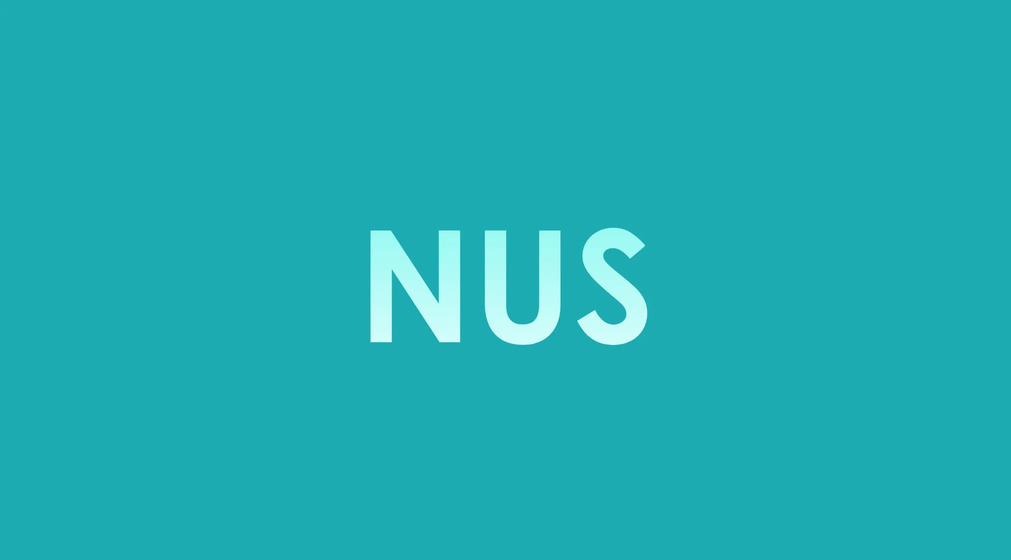Unscramble the word quiz showing letters N U S on a teal background for general knowledge challenge.