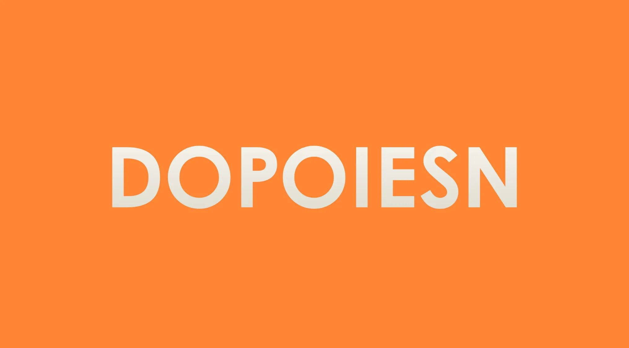 Scrambled word puzzle on an orange background for a general knowledge quiz about the ancient Greek god who ruled the sea.