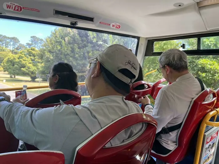 These Four People Taking Up 8 Prime Seats On The Tour Bus