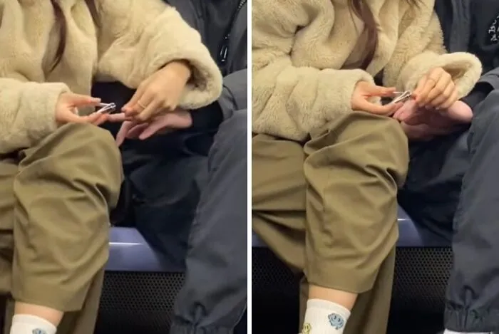 There Is A Time And Place For Everything And This Is Not The Place For Clipping Your Nails