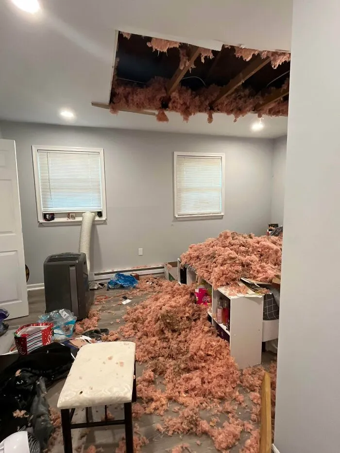 Bedroom Ceiling Collapsed