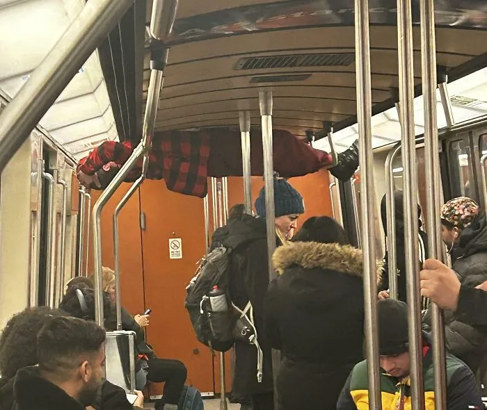 This Guy Just Hanging Out In Montreal