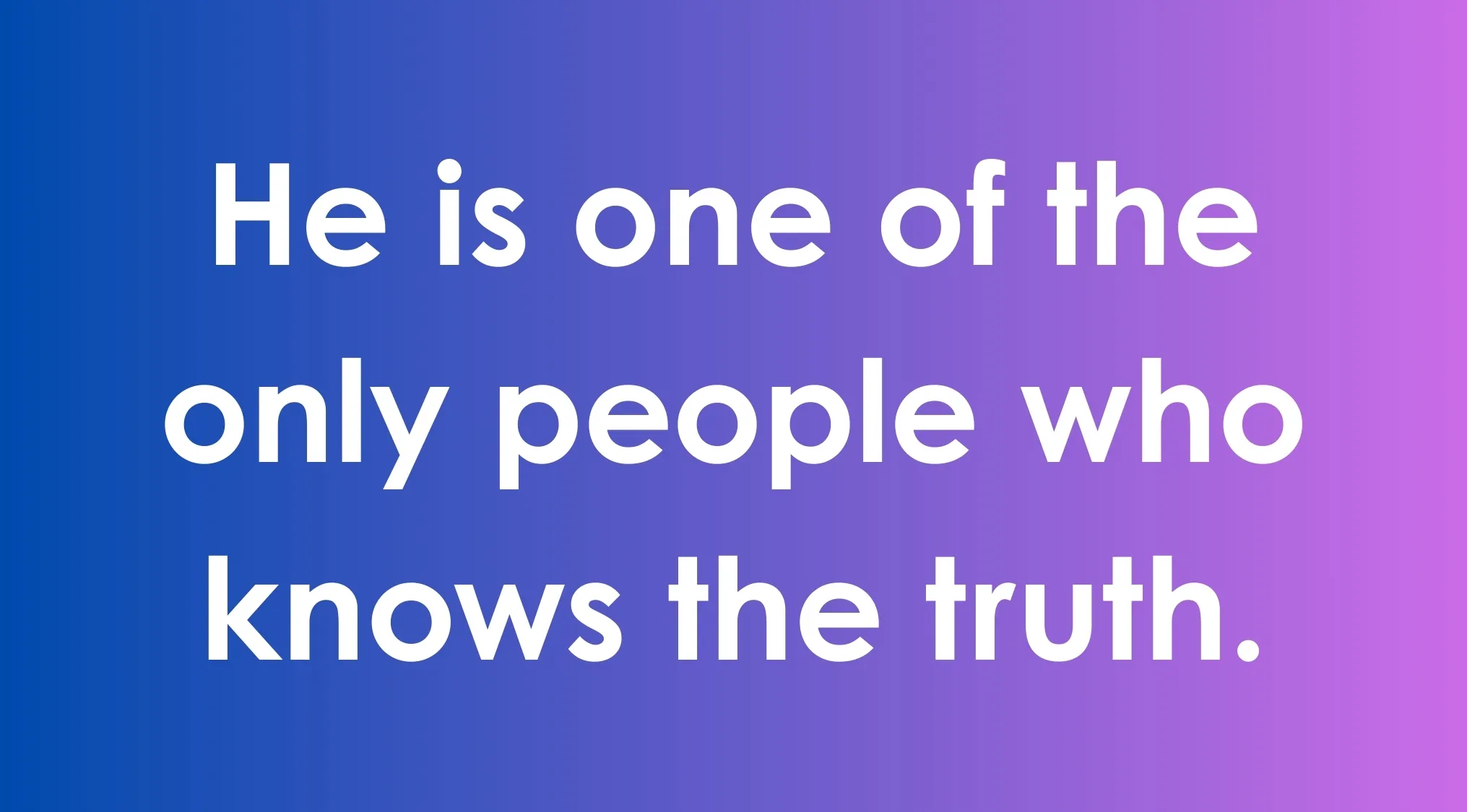 Sentence on blue to purple gradient background, asking which word should be replaced to fix the sentence.