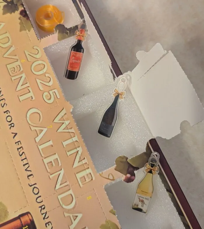 My Mother-In-Law Ordered Us A Wine Advent Calendar. She Was So Excited For Us To Sample Different Wines. This Showed Up Today