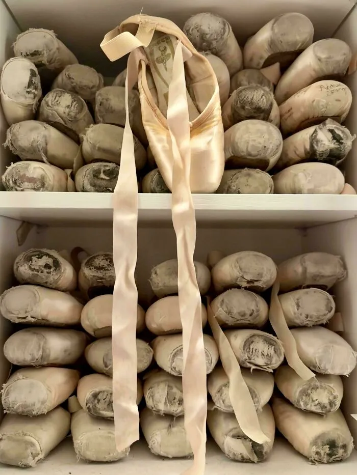 All The Pointe Shoes From My Ballet Dancer Days