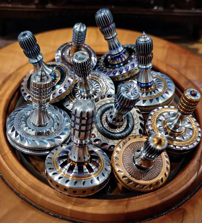 My Collection Of Metal Precision Spinning Tops