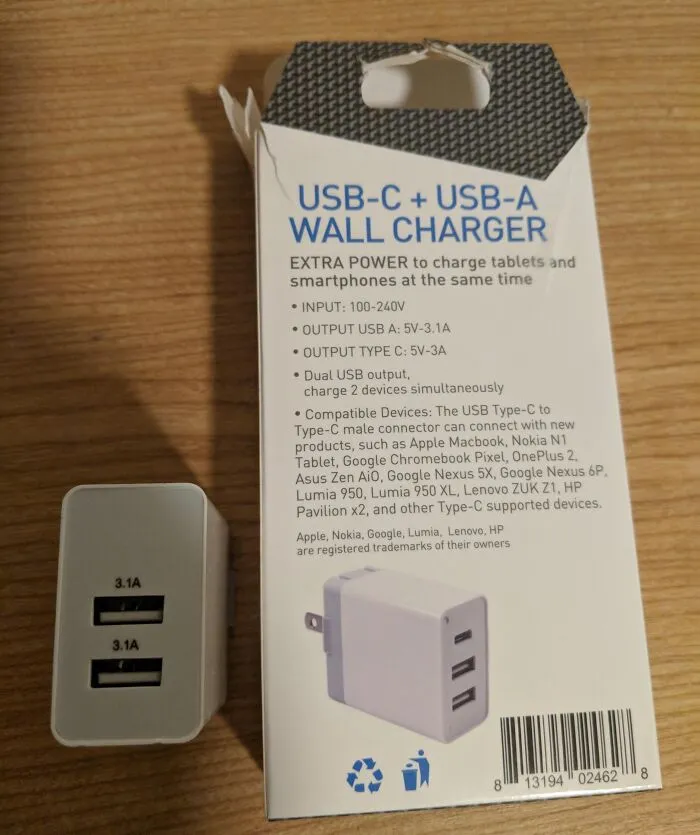 I Bought This Charger For The USB C Port