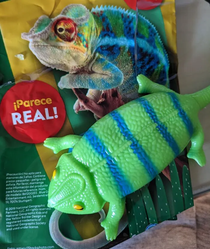 This Thing I Bought For My Son. You Don't See The Actual Toy Until You Open The Package. It Literally Advertises "Seems Real!"