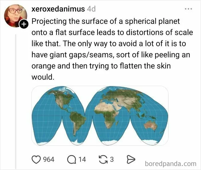 Someone Asks Why Maps Lie About Sizes, Internet Delivers A Hilarious Reality Check (35 Pics)