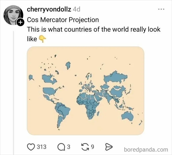 Someone Asks Why Maps Lie About Sizes, Internet Delivers A Hilarious Reality Check (35 Pics)