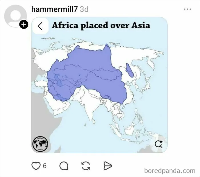 Someone Asks Why Maps Lie About Sizes, Internet Delivers A Hilarious Reality Check (35 Pics)