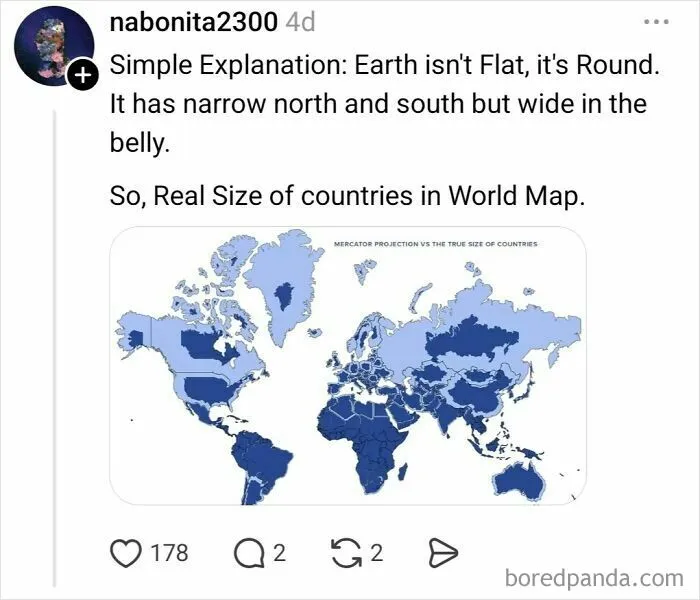 Someone Asks Why Maps Lie About Sizes, Internet Delivers A Hilarious Reality Check (35 Pics)