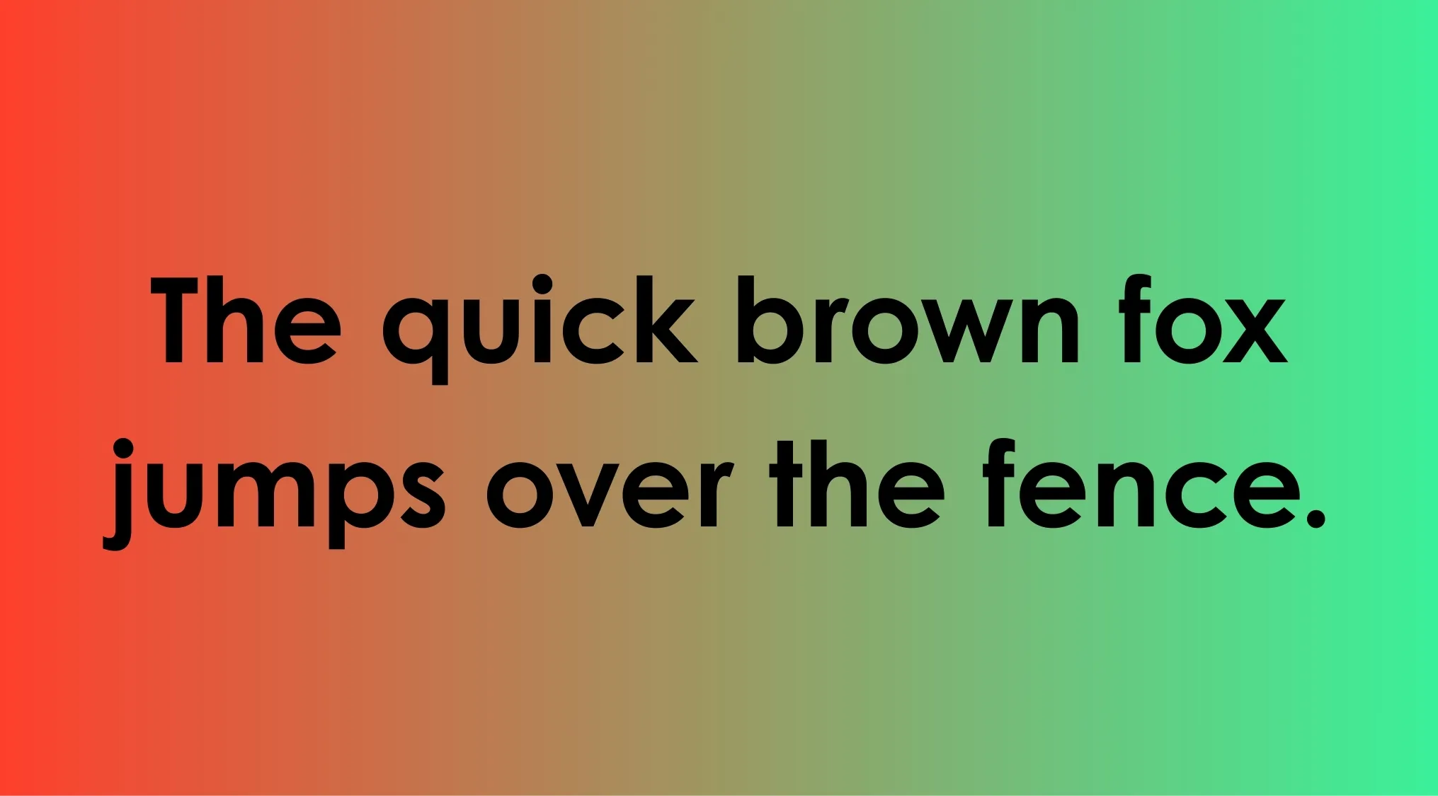 Text reading the quick brown fox jumps over the fence, illustrating an adjective in a language quiz.