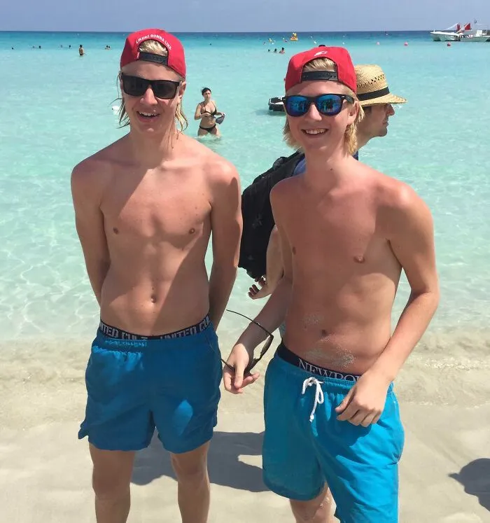 My Friend Met Himself At The Beach