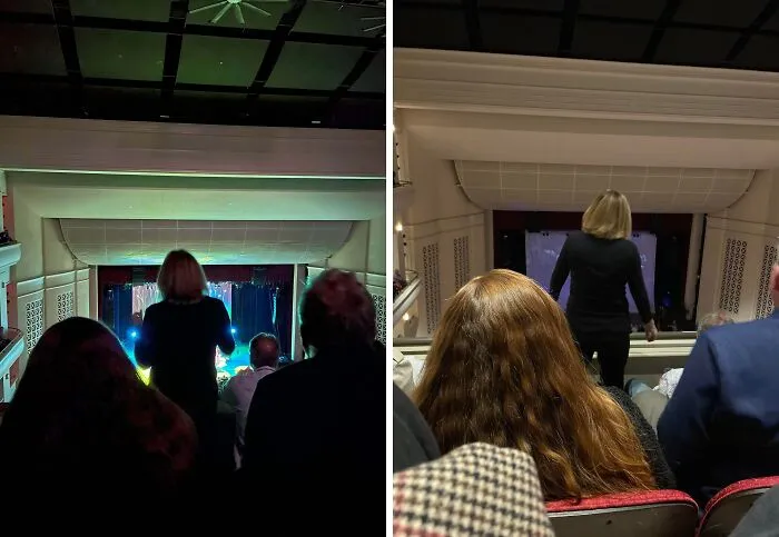 600 People Were In The Seated Section, And Only One Felt The Need To Stand For The Entire Show