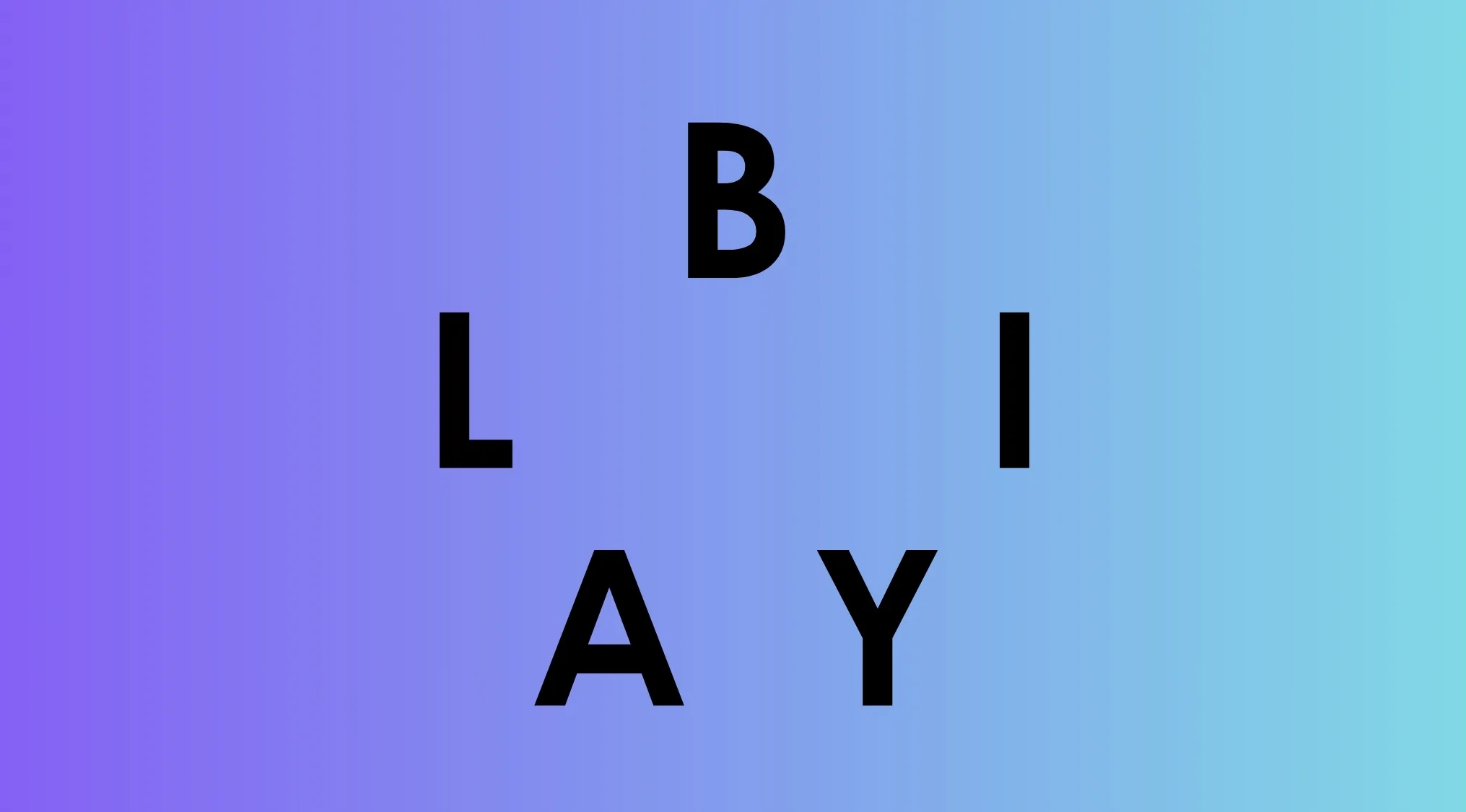 Scrambled letters forming a geography challenge to guess the country from the visual hint on a blue-purple gradient background.