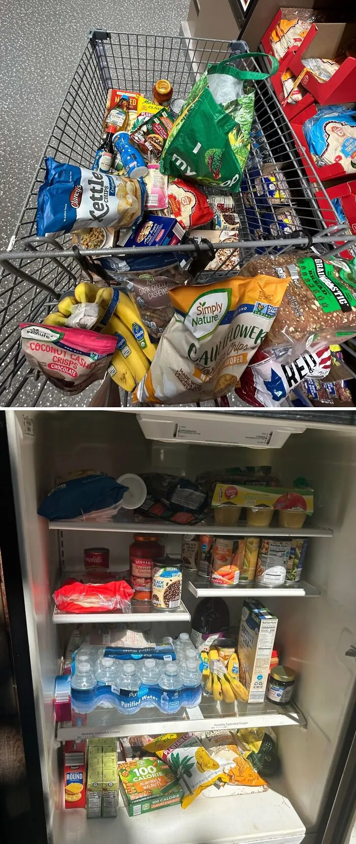 $102 At Aldi, I Filled My Local Community Fridge!