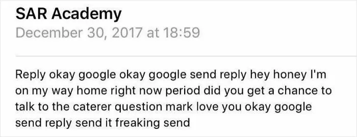 Someone In Our Sar Academy Group Email  Must Have Hit Reply All