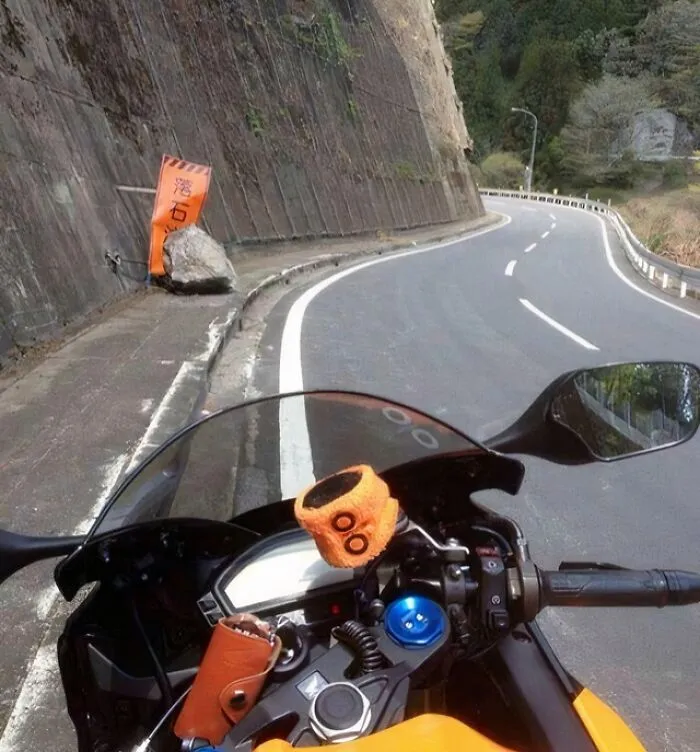 The Sign Says "Beware The Falling Rocks"