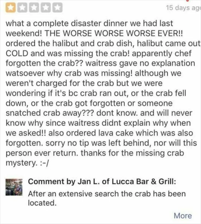 Everyone Can Now Relax—The Crab Has Been Found