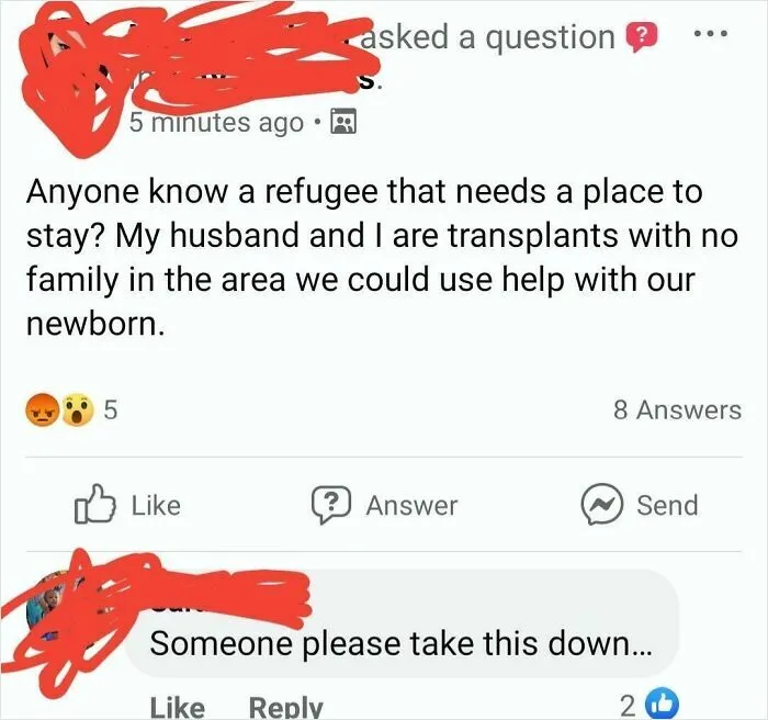 Complete Trash Trying To Take Advantage Of Refugees