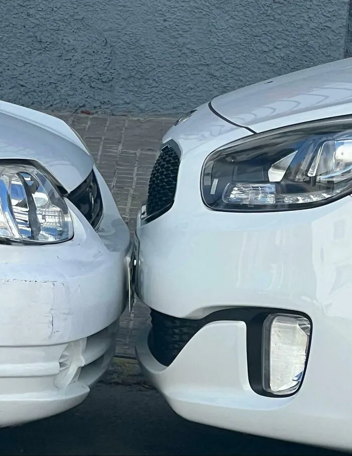 Neighbor's Car Touching Mine