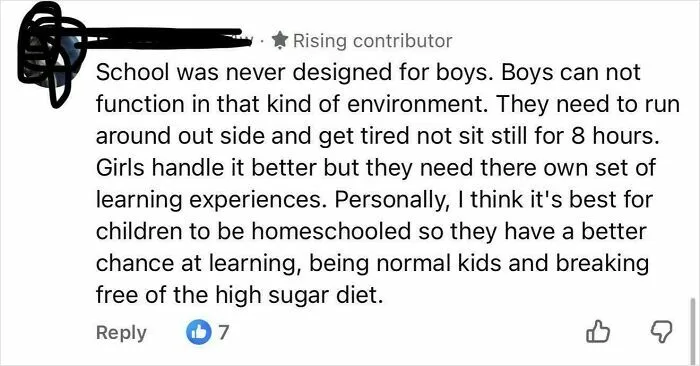 School Is Not Designed For Boys