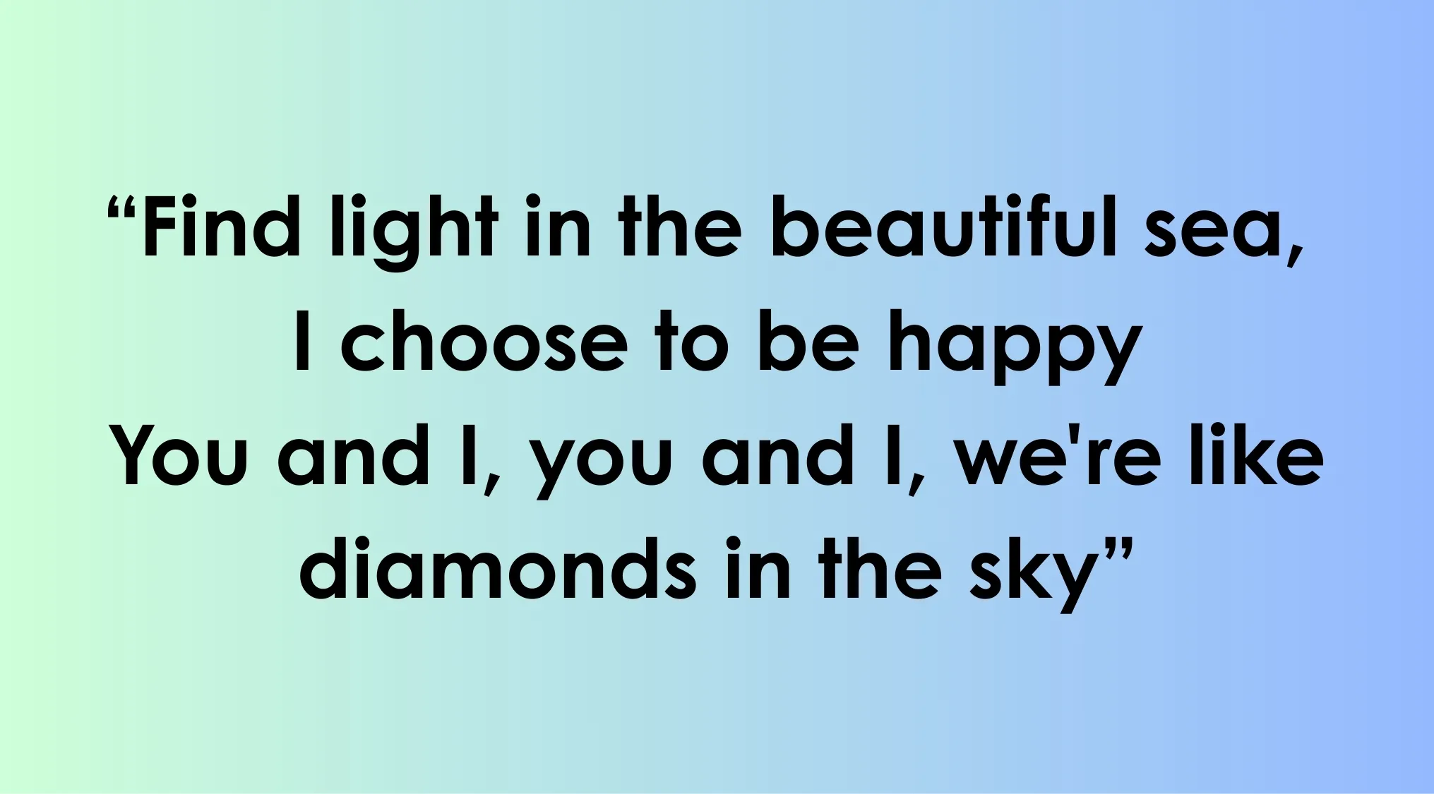 Lyrics excerpt on a pastel gradient background challenging viewers with a pub quiz about which artist sings this song.