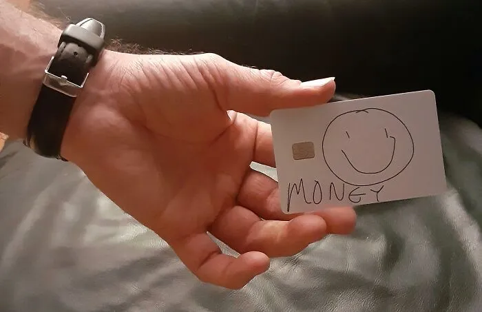 My Husband Was So Excited About His Custom Card