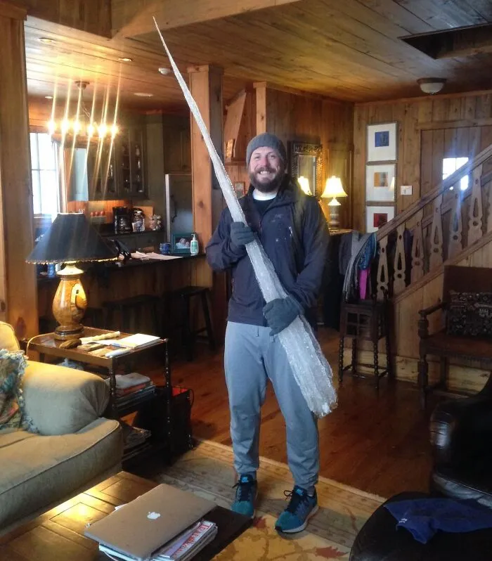 My Future Mother-In-Law Did Not Understand Why I Brought This Icicle Into The House, Or Why I Was So Happy About Him
