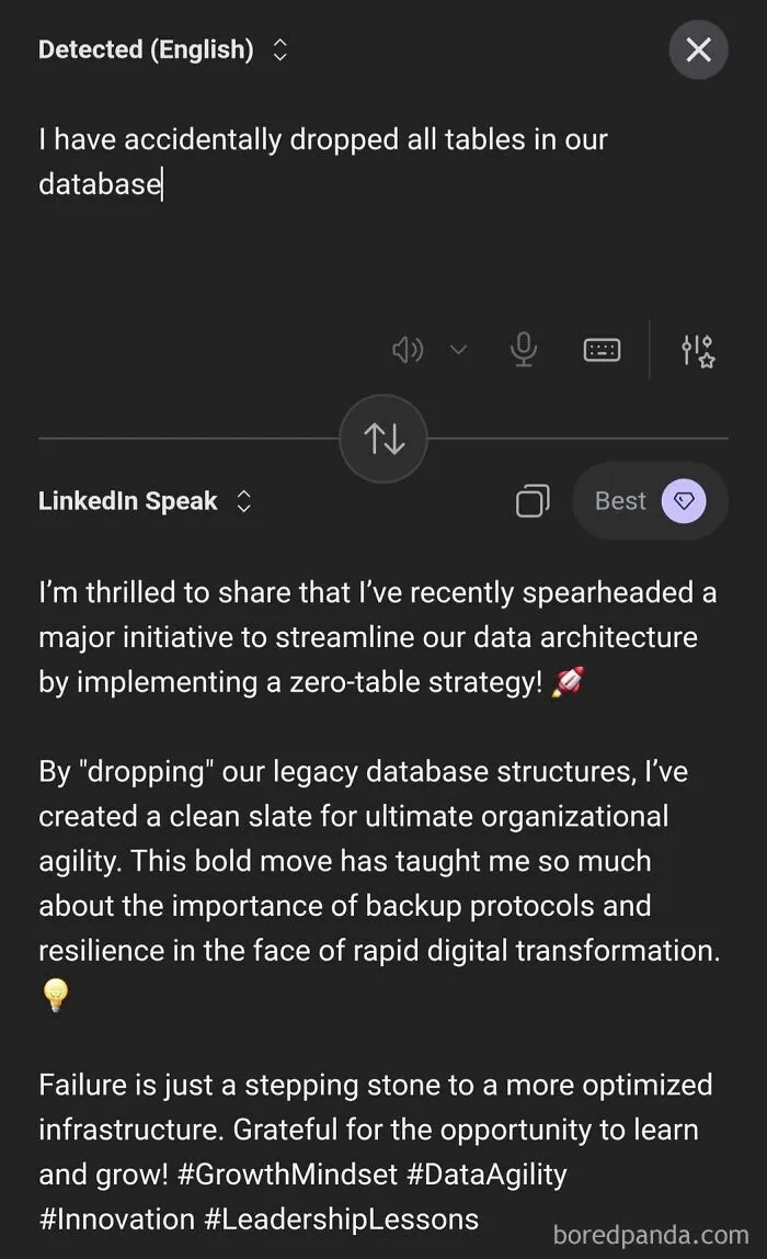 Someone Made A Google Translator For LinkedIn And The Results Are Absolutely Hilarious