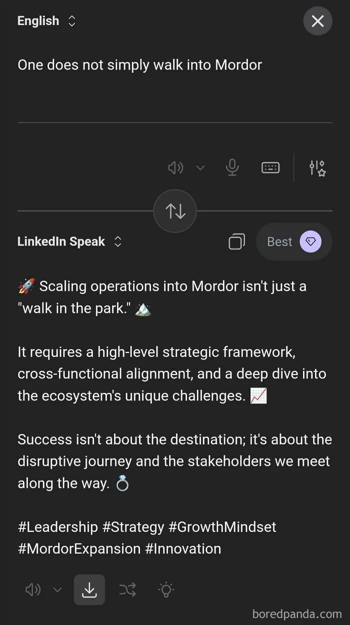 Someone Made A Google Translator For LinkedIn And The Results Are Absolutely Hilarious