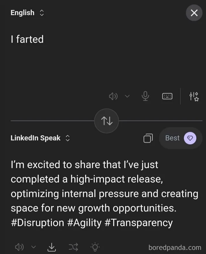Someone Made A Google Translator For LinkedIn And The Results Are Absolutely Hilarious