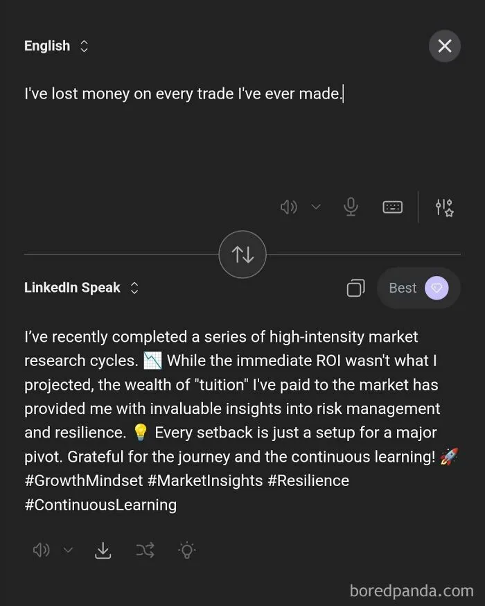Someone Made A Google Translator For LinkedIn And The Results Are Absolutely Hilarious