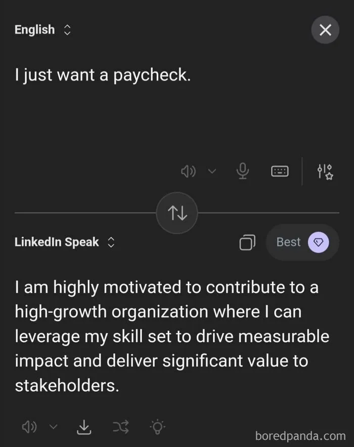 Someone Made A Google Translator For LinkedIn And The Results Are Absolutely Hilarious
