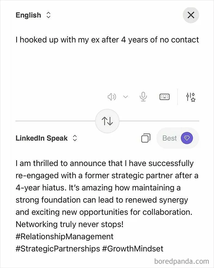Someone Made A Google Translator For LinkedIn And The Results Are Absolutely Hilarious