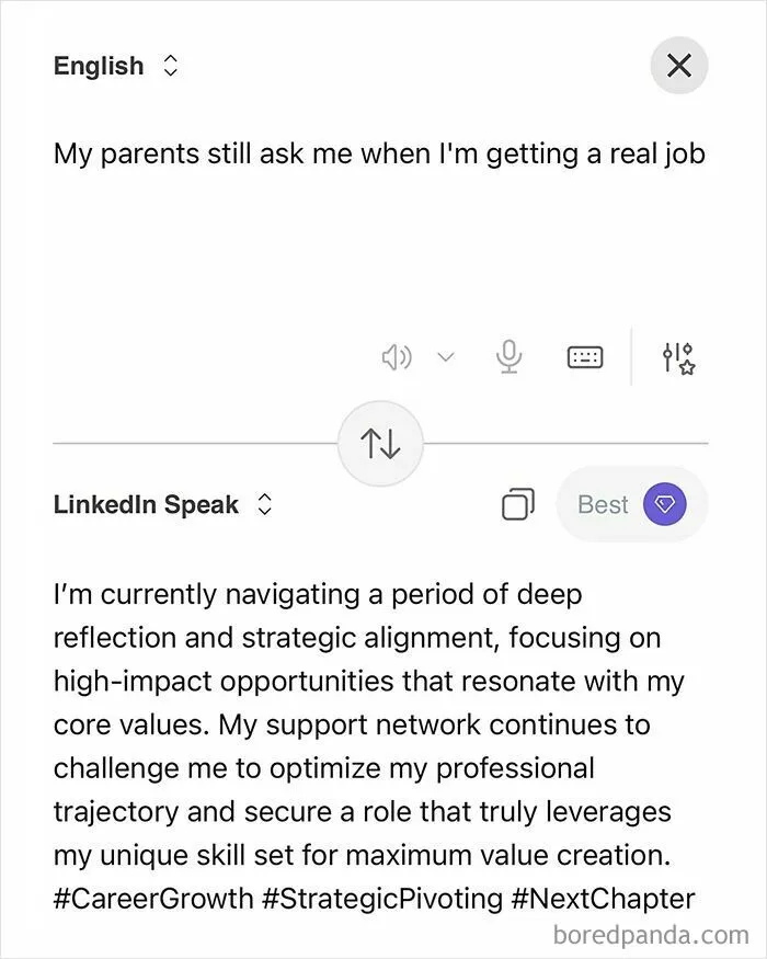 Someone Made A Google Translator For LinkedIn And The Results Are Absolutely Hilarious